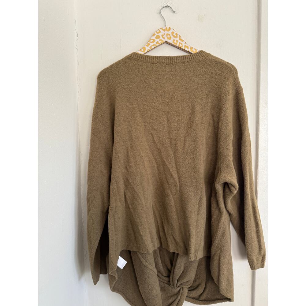 The Drop Eloise Capers Olive Twist Front Sweater | Size 4X - Picture 4 of 4